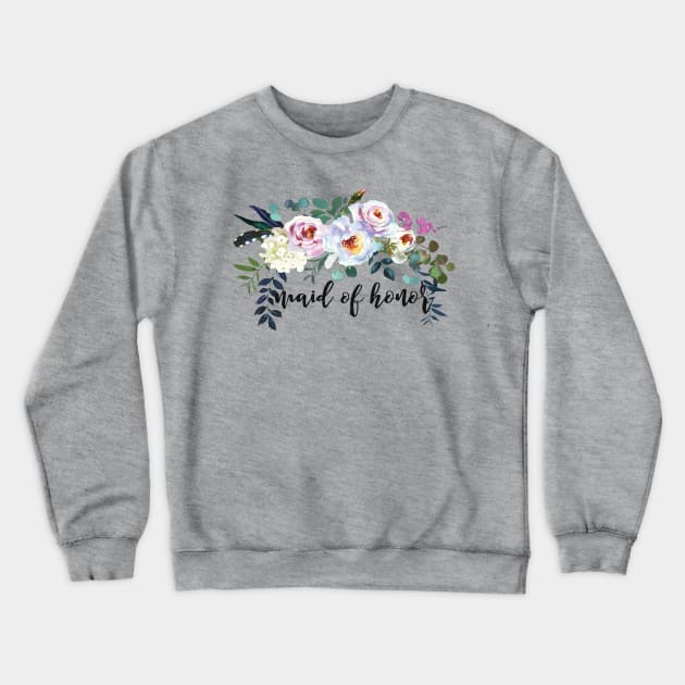 Maid of Honor Crewneck Sweatshirt by gatherandgrace